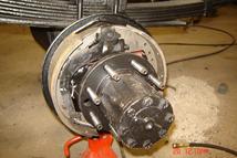 1997 Ford F350 has complete brake component replacement.