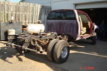 Southern Truck restores this 2001 Dodge Ram 3500 Dually pick up truck.  Painted frame, replaced doors with Texas rust free doors, replaced dually fender, replaced tailgate and a complete paint job.