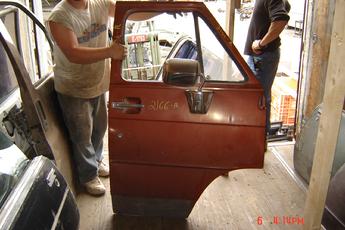 71 - 96 Chevrolet Right Front Manual Door.  Excellent condition, 1 small dent.  Brown exterior.