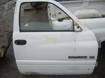 1994 1995 1996 1997 1998 1999 2000 2001 Dodge Ram regular cab power door.  Fair condition, has several dents/dings, glass is intact.  Reference inventory #10774 when inquiring.