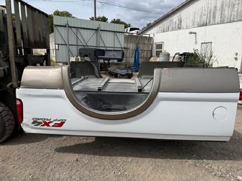 1999 2000 2001 2002 2003 2004 2005 2006 2007 2008 2009 2010 FORD SUPER DUTY LONG BED. RH SIDE- DENTS BY TAILLIGHT, LH SIDE- DENT ABOVE TAILLIGHT, SPRAY IN BEDLINER-WORN AND NEEDS REDONE. #16014